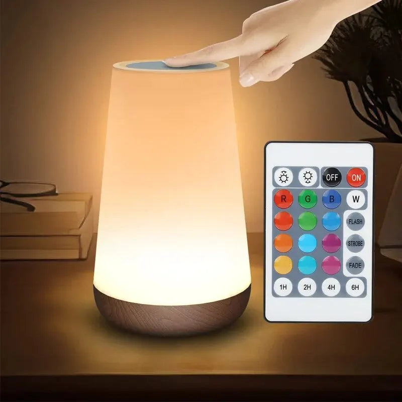 Portable LED Touch Night  Light Beside Lamp For Bedroom