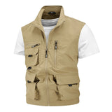 Men’s Lightweight Outdoor Photography Vest – Breathable Mesh Fishing Vest with Multi Pockets for Summer Comfort & Utility