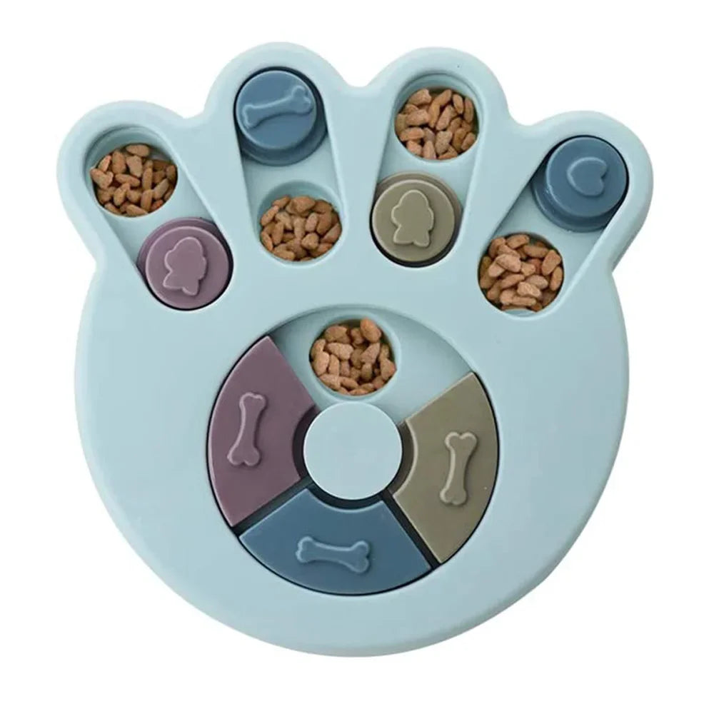 Pet Puzzle Toys/Slow Food Feeding/Interactive Plate Bowl Non-Slip Anti-choking Dog Cat Bowl Iq Training Pets Supplies