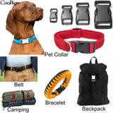 Durable Plastic Curved Buckles for Paracord, Backpack Straps & Outdoor Gear (10mm–25mm)