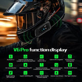 V6 PRO+ Motorcycle Riders Intercom