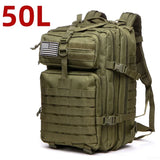 25L/50L Waterproof Tactical Outdoor Backpack – Rugged 1000D Nylon for Trekking, Fishing & Hunting