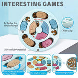 Pet Puzzle Toys/Slow Food Feeding/Interactive Plate Bowl Non-Slip Anti-choking Dog Cat Bowl Iq Training Pets Supplies