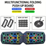 Portable Multifunctional Push-Up Board – Home Workout System for Full-Body Fitness & Muscle Training