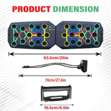 Portable Multifunctional Push-Up Board – Home Workout System for Full-Body Fitness & Muscle Training