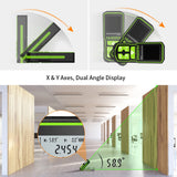 Huepar Digital Laser Distance Meter – Green Beam Rangefinder | 60M / 100M / 120M Laser Tape Measure