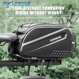 10L Waterproof Bicycle Rear Seat Bag – Large Rack Saddlebag & Shoulder Bag