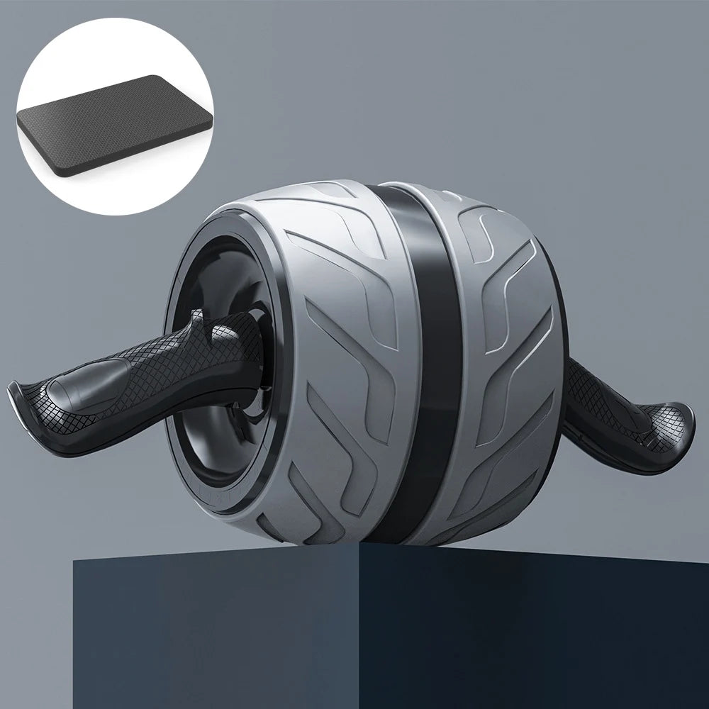 Ab Roller with Knee Mat – Core Workout Equipment for Home Gym & Strength Training
