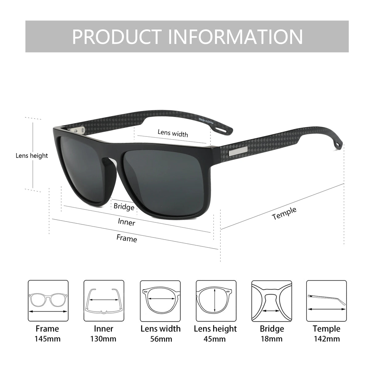 Lightweight Polarized/UV Protection Sunglasses