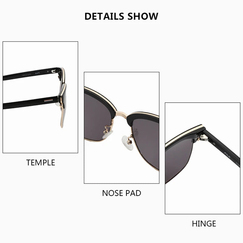 Trendy Classic Square Polarized Sunglasses