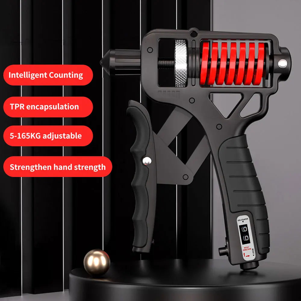 Adjustable Hand Grip Strengthener – Grip Strength Trainer for Forearm, Wrist & Finger Power | Ideal for Athletes, Musicians & Recovery