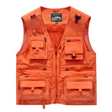 Men’s Multipocket Outdoor Vest – Lightweight & Breathable Waistcoat for Summer Hiking, Fishing & TravelMesh Vest Men Fisherman Vest