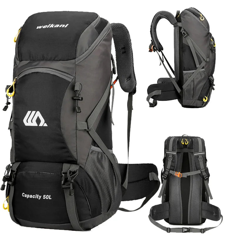 50L Waterproof Travel & Hiking Backpack – Outdoor Camping Rucksack