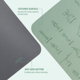 TPE Yoga Mat 183cm*57cm Eco-friendly Non-Slip Sports Fitness Mat For Exercise Yoga And Pilates Gymnastics Mat Fitness Equipment