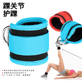 Gym Ankle Straps for Cable Machines – Double D-Ring Adjustable Neoprene Padded Cuffs for Leg, Glute & Abductor Workouts