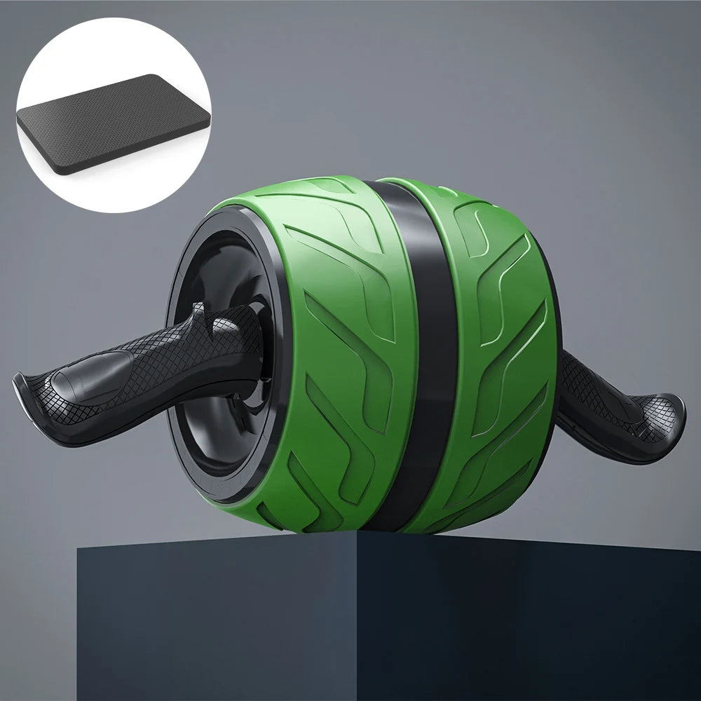 Ab Roller with Knee Mat – Core Workout Equipment for Home Gym & Strength Training