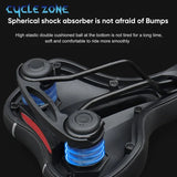 Breathable Hollow Bicycle Saddle – Shockproof PU Leather Cycling Seat