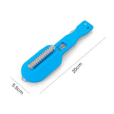 Fish Scale Grille Scraper – Fish Cleaning Tool with Protective Cover for Kitchen & Carp Fishing