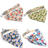 Adjustable Little Daisy Dog Neck Scarf for your Cute Puppy