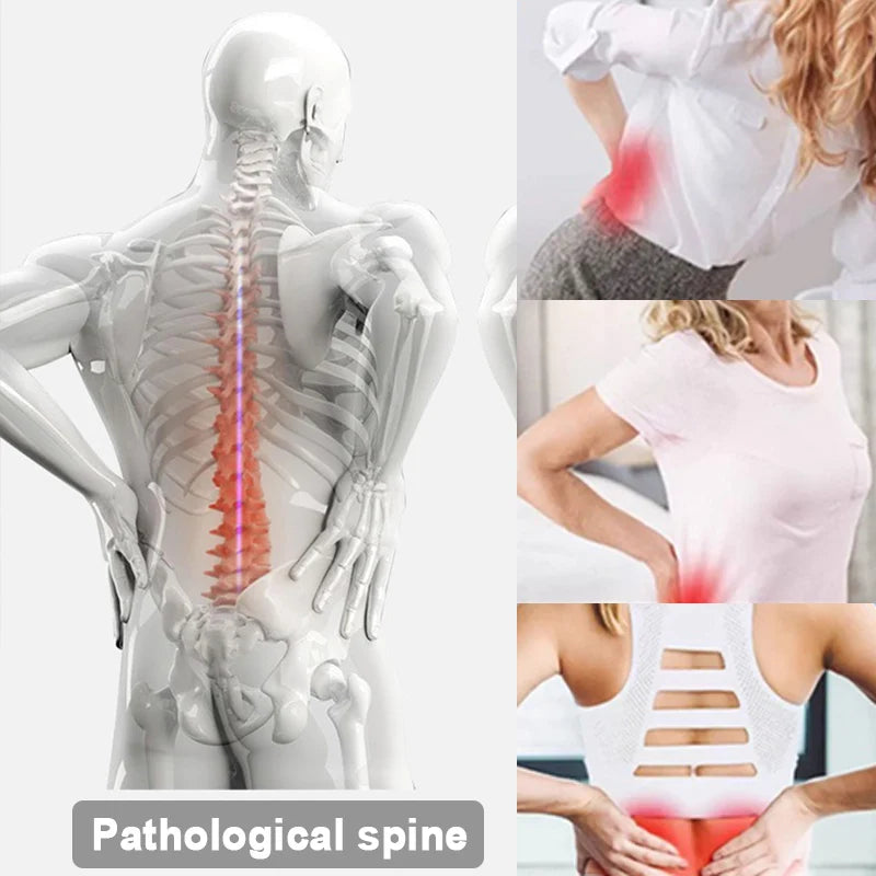 YBAM Lumbar Stretcher Device – Spine Correction & Back Opener Pillow for Lower Back Pain Relief, Yoga & Chiropractic Support