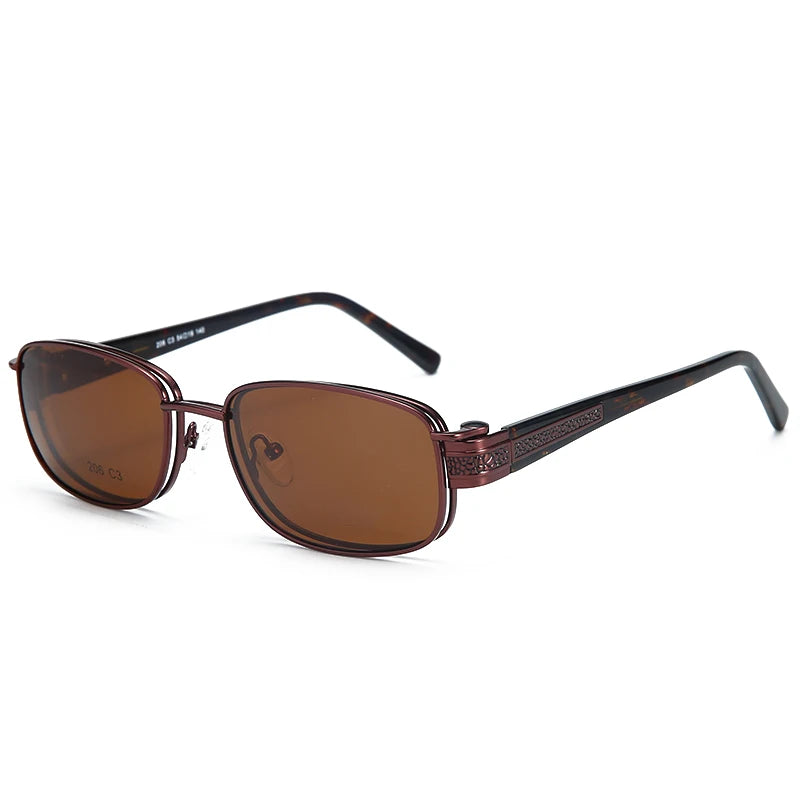 Small Rectangle Polarized Sunglasses For Men