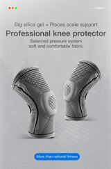 Compression Knee Sleeve with Silicone Support – Pain Relief & Sports Protection