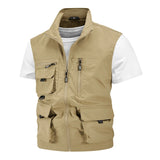 Men’s Lightweight Outdoor Photography Vest – Breathable Mesh Fishing Vest with Multi Pockets for Summer Comfort & Utility