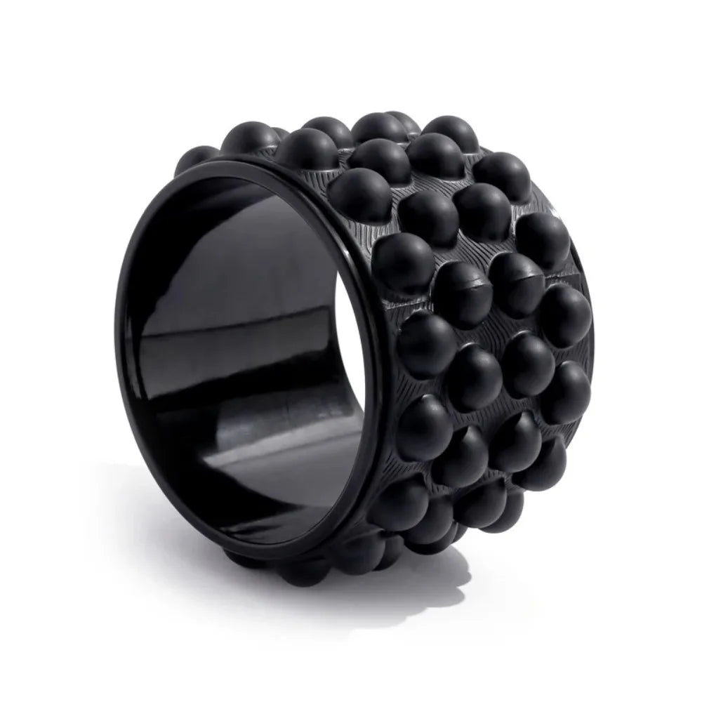 Premium Foam Yoga Massage Roller Wheel – Back Stretcher & Massager for Pain Relief, Flexibility & Recovery