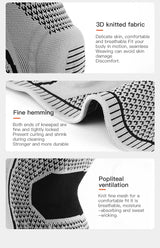 Compression Knee Sleeve with Silicone Support – Pain Relief & Sports Protection