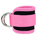 Gym Ankle Straps for Cable Machines – Double D-Ring Adjustable Neoprene Padded Cuffs for Leg, Glute & Abductor Workouts