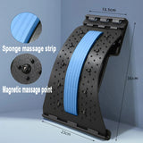 YBAM Lumbar Stretcher Device – Spine Correction & Back Opener Pillow for Lower Back Pain Relief, Yoga & Chiropractic Support