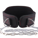 EVA Dip Belt with Chain – Pull-Up & Strength Training Belt for Weightlifting, Squats & Powerlifting Support