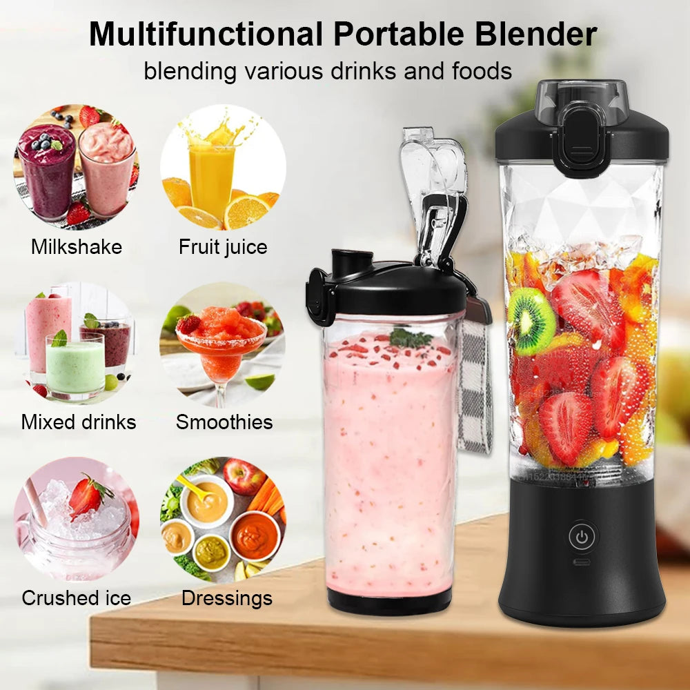 Mini Portable Fresh Juice Blender Rechargeable