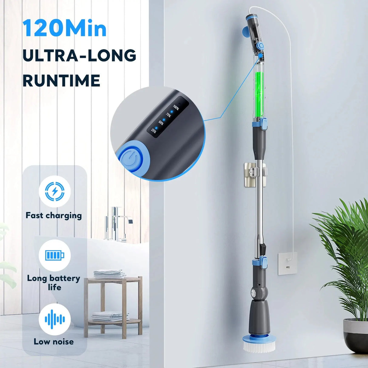 Handheld Multifunctional Electric Cleaning Brush