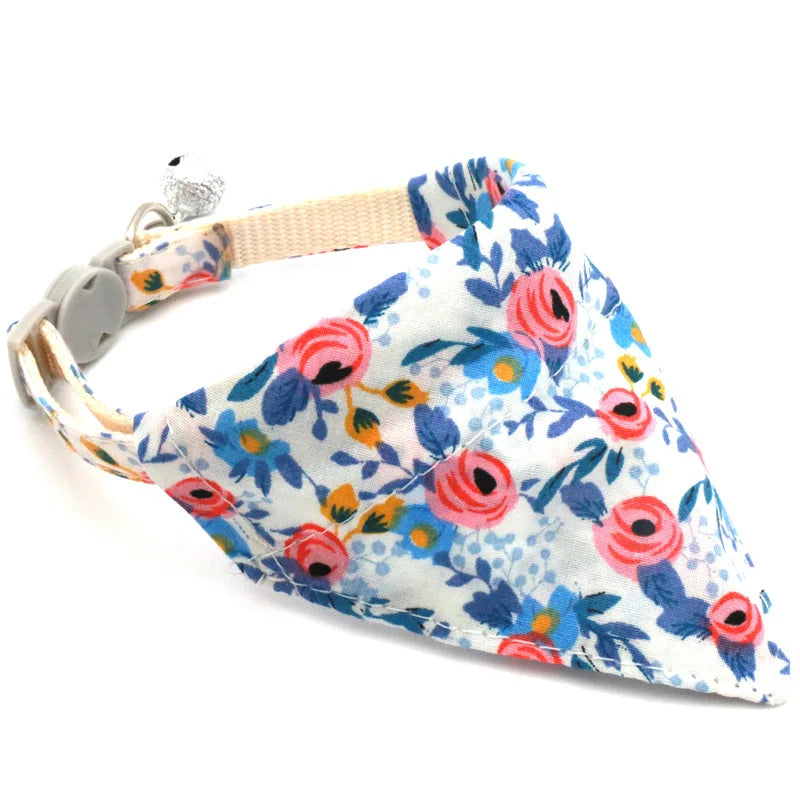 Adjustable Little Daisy Dog Neck Scarf for your Cute Puppy