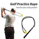 Portable Golf Swing Training Aid Rope – Adjustable Handle Trainer for Posture & Swing Movement Correction | Indoor & Outdoor Use