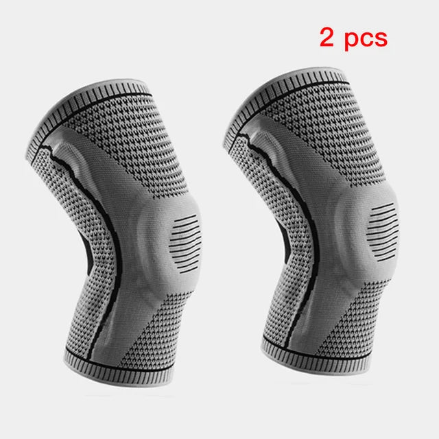 Compression Knee Sleeve with Silicone Support – Pain Relief & Sports Protection