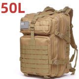 25L/50L Waterproof Tactical Outdoor Backpack – Rugged 1000D Nylon for Trekking, Fishing & Hunting