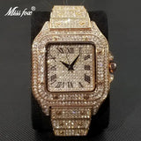 Men's Waterproof Full Diamond  Watches