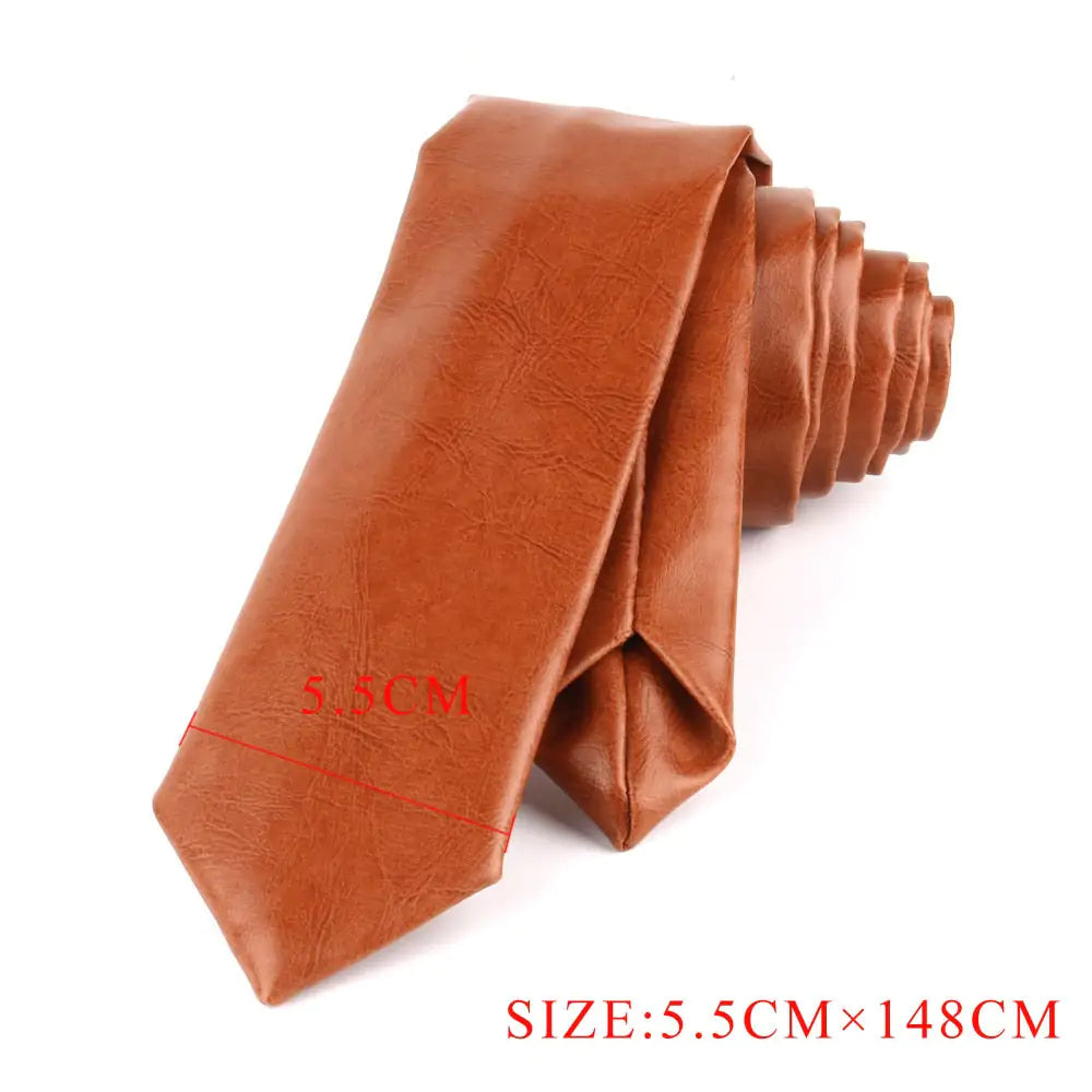 Polyurethane Leather Ties For Men